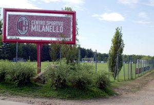 General view of the AC Milan training complex at Milanello