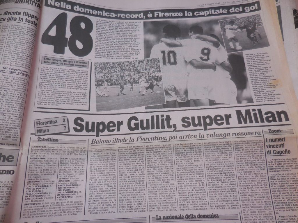 FIORENTINA-MILAN 3-7