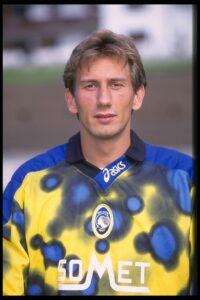 A portrait of Davide Micillo of Atalanta