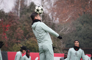 AC Milan Training Session And Press Conference - UEFA Champions League 2024/25 League Phase MD6