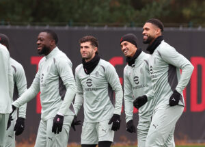 AC Milan Training Session And Press Conference - UEFA Champions League 2024/25 League Phase MD5