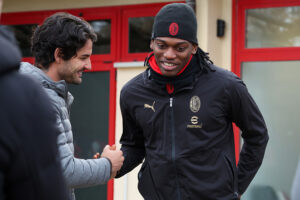 AC Milan Legend Alexandre Pato Visit Milanello Training Center