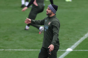 Manchester City Training Session And Press Conference - UEFA Champions League 2024/25 League Phase MD4