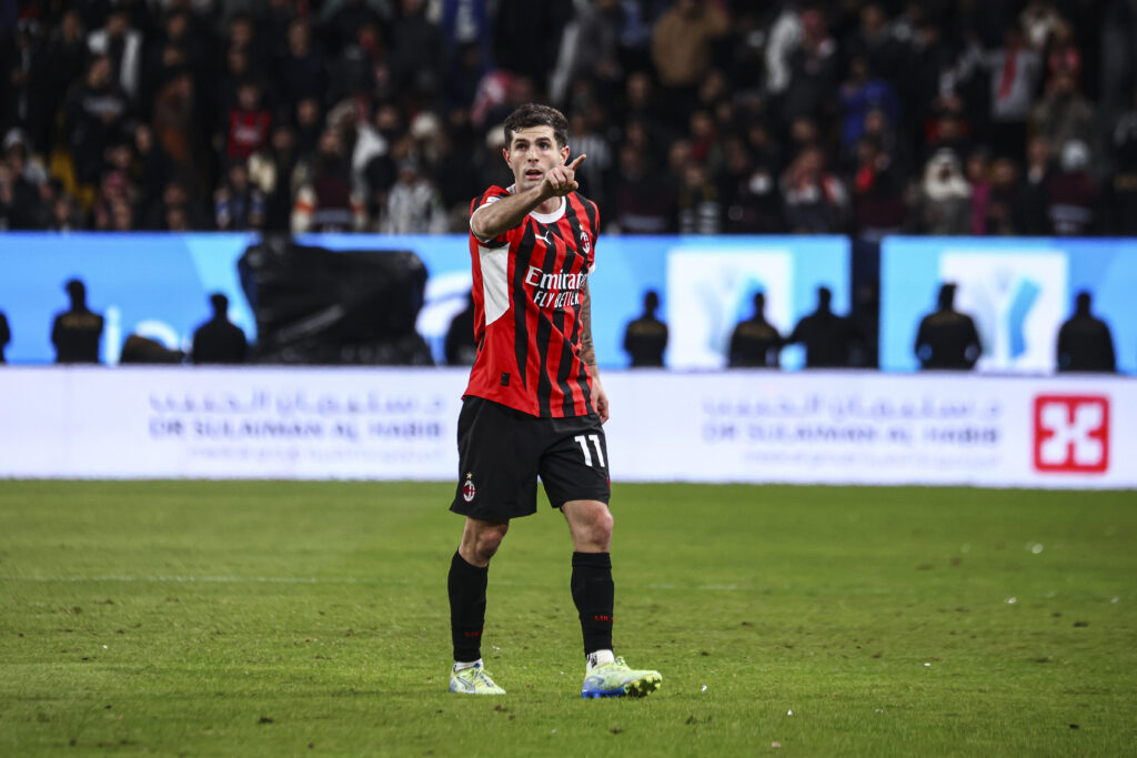 pulisic-milan-video-semifinale-juventus-supercoppa-gol-video