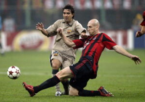 Fussball: CL 04/05, AC Mailand-FC Barcelona