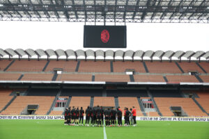 AC Milan Training Session And Press Conference