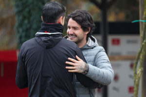 AC Milan Legend Alexandre Pato Visit Milanello Training Center