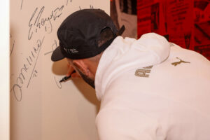 AC Milan New Signing Kyle Walker Visits Club's Official Flagship Stores