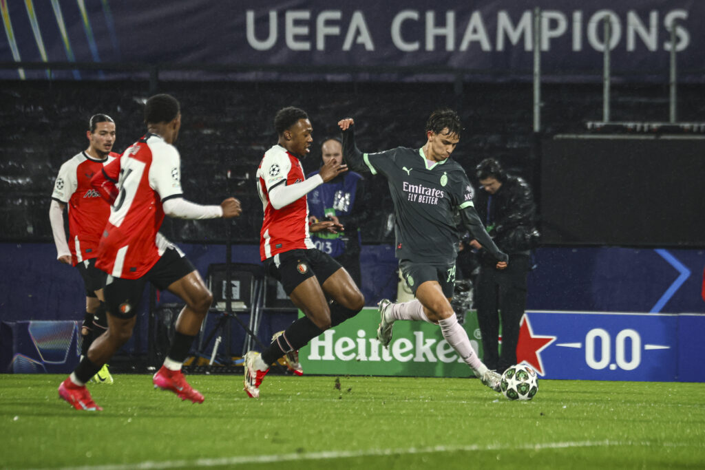 Feyenoord v AC Milan - UEFA Champions League 2024/25 League Knockout Play-off First Leg