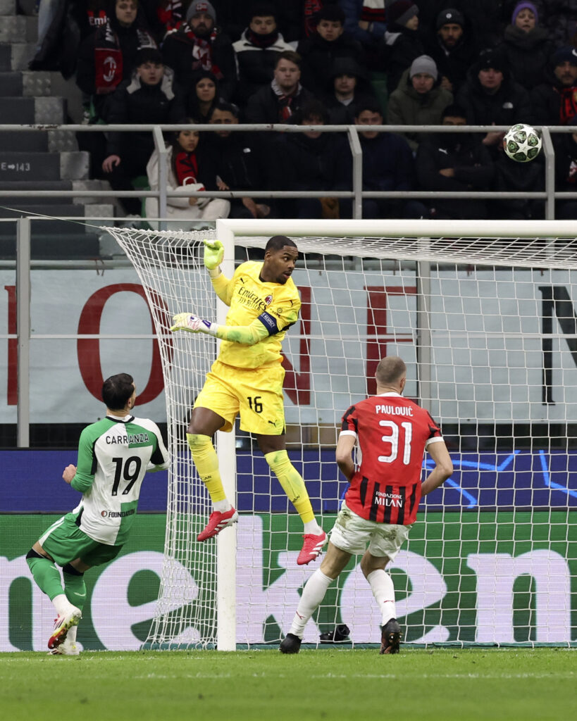 AC Milan v Feyenoord - UEFA Champions League 2024/25 League Knockout Play-off Second Leg