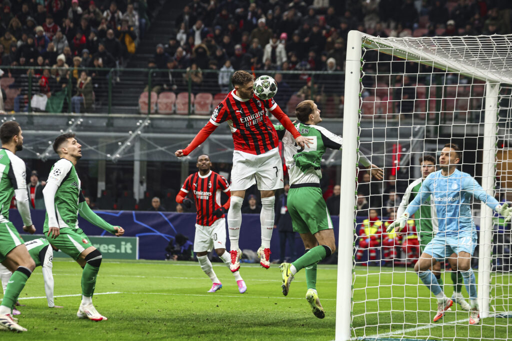 AC Milan v Feyenoord - UEFA Champions League 2024/25 League Knockout Play-off Second Leg