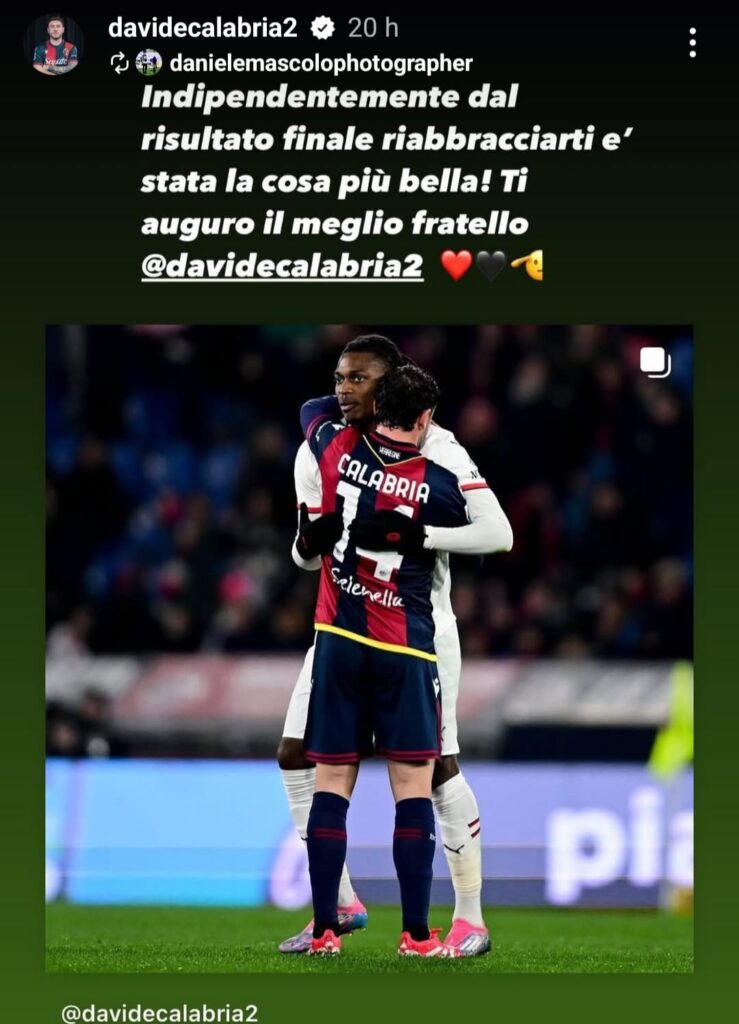 calabria-messaggio-social-su-leao-post-bologna-milan-instagram-storia-dichiarazioni