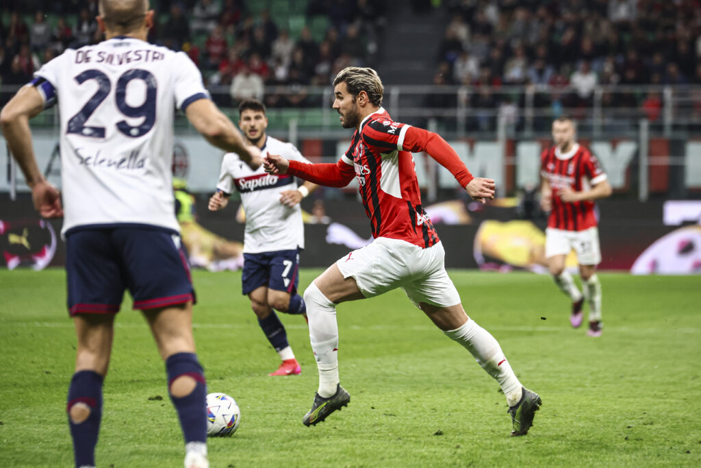 theo-hernandez-milan-bologna-risultato-live-diretta-highlights-pagelle-voti-serie-a-news-gimenez-pulisic