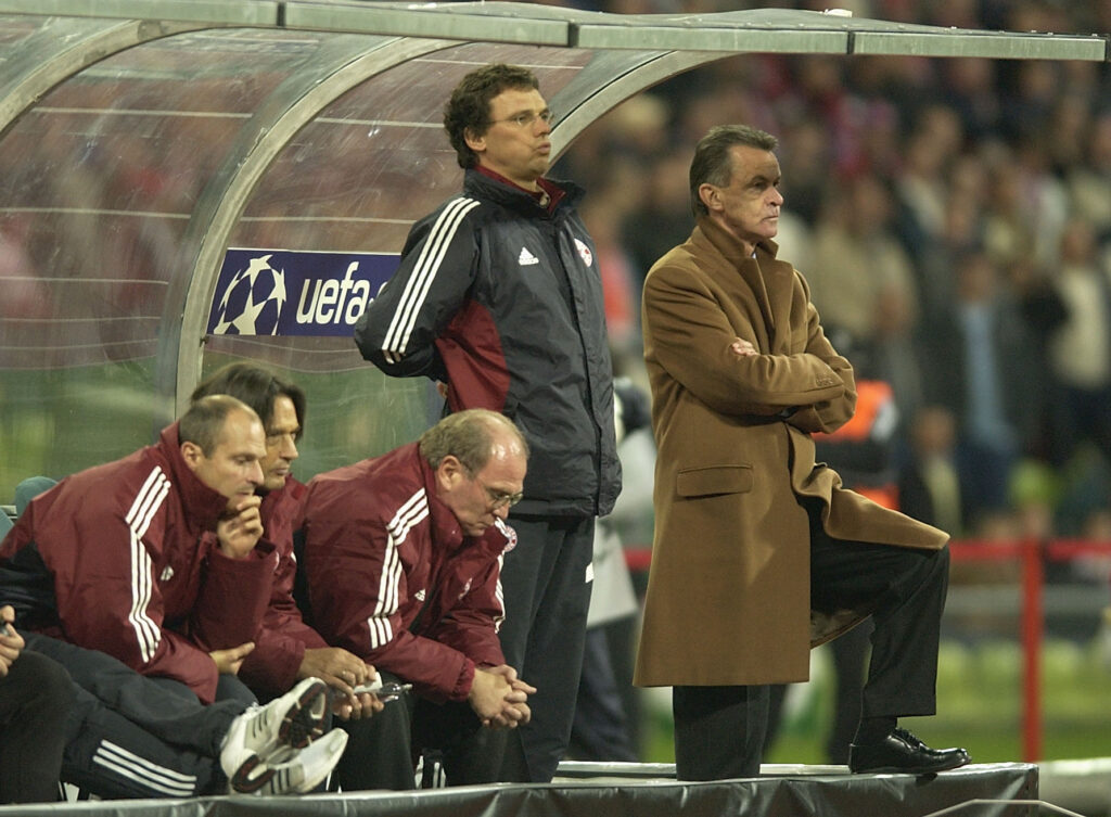 A down beat looking Bayern bench