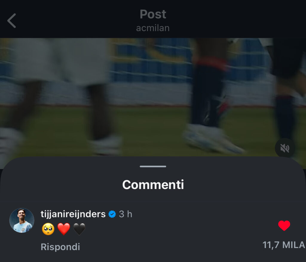 commento Reijnders video Milan
