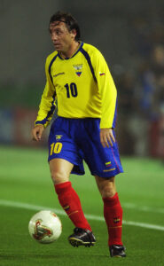 Alex Aguinaga of Ecuador