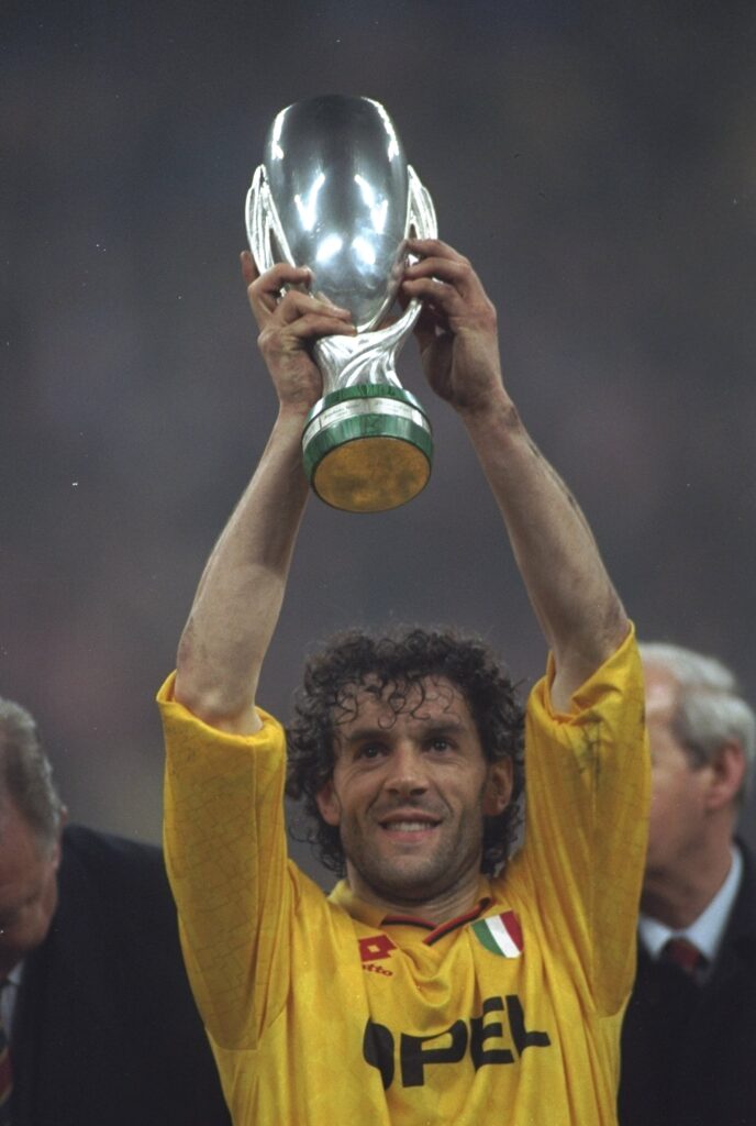 Roberto Donadoni of AC Milan