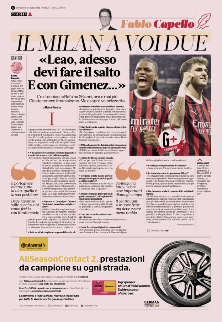 santiago-gimenez-bebote-intervista-fabio-capello-centravanti-gazzetta-attaccante