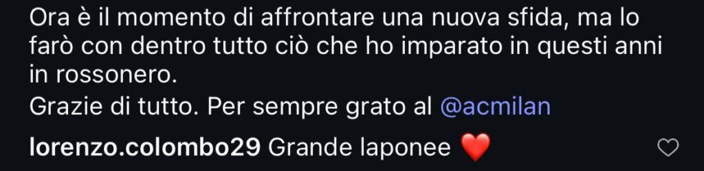 Commento Lorenzo Colombo Lapo Nava