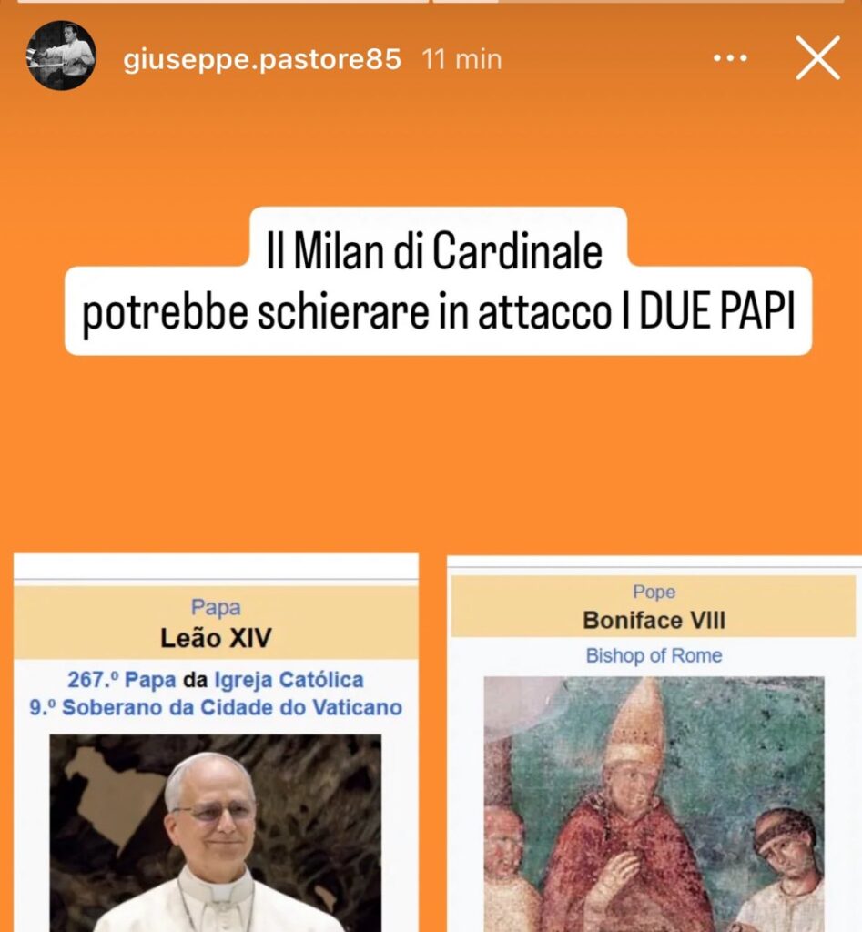 Giuseppe-Pastore-curiosità-leao-boniface-papi