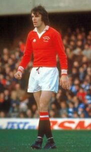 Jordan in campo con la maglia del Manchester United