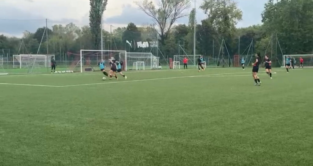 media-day-milan-femminile-bakker-partitella-lavoro-allenamento-vismara