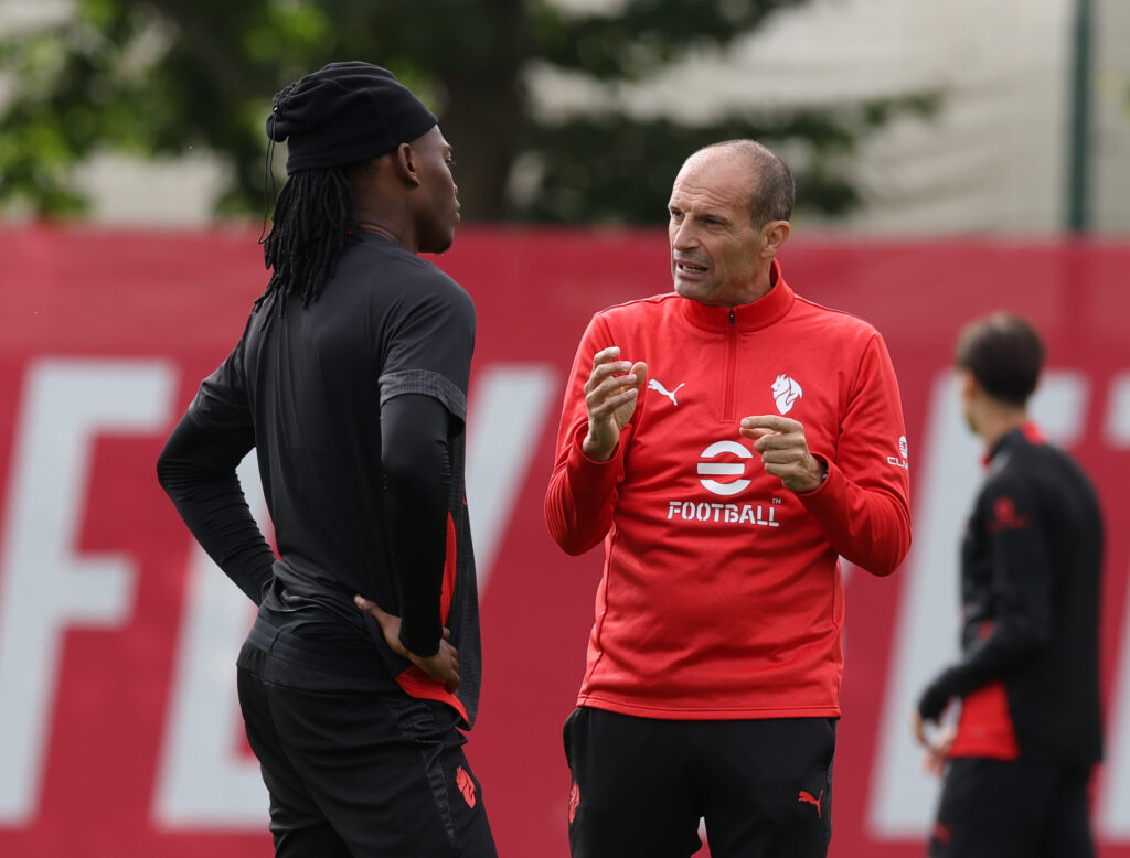 leao-infortunio-polpaccio-recupero-milanello-social-allegri-convocato-napoli-san-siro