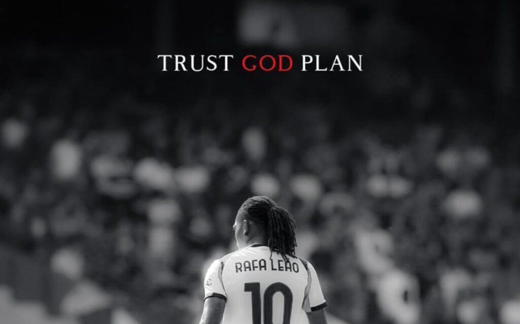 leao-post-instagram-trust-god-plan-maglia-bianca-messaggio