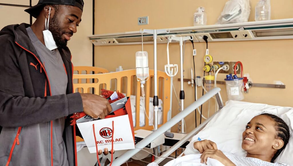 Fondazione Milan e Fofana insieme: per il sorriso dei bimbi dell'ospedale Buzzi