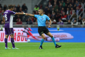 milan-fiorentina-rigore-gimenez-marinelli-abisso-rocchi-vertici-arbitrali-arbitro-stop-turno