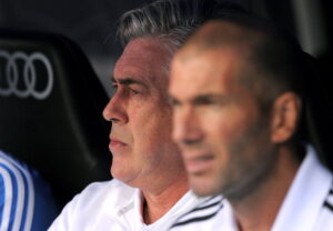 Zinedine Zidane su Carlo Ancelotti a Trento: "Un vecchio amico, un grande allenatore, sapeva ascoltare anche i giocatori"