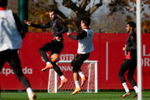 Tutti i nazionali in gruppo oggi a Milanello: le foto