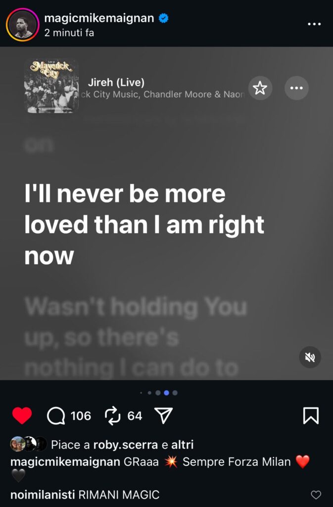 maignan-post-instagram-milan-rinnovo-futuro-messaggio-nascosto