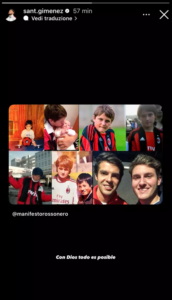 Gimenez su Instagram