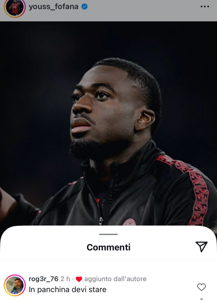 fofana-post-social-like-insulti-commenti-messaggi-odio-post-milan-roma-news-ultima-ora