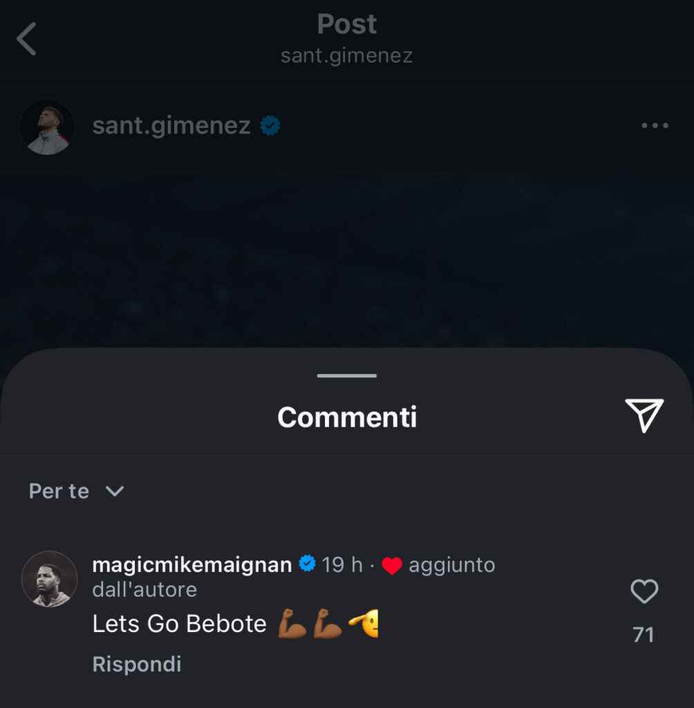 milan-maignan-commento-gimenez-infortunio