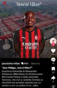 Gennaio, Milan e Mateta: affare difficile ma non impossibile