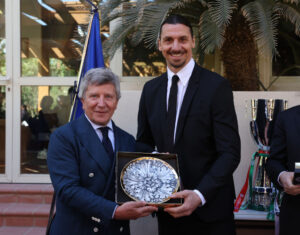 AC Milan Visist The Italian Embassy in Riyadh