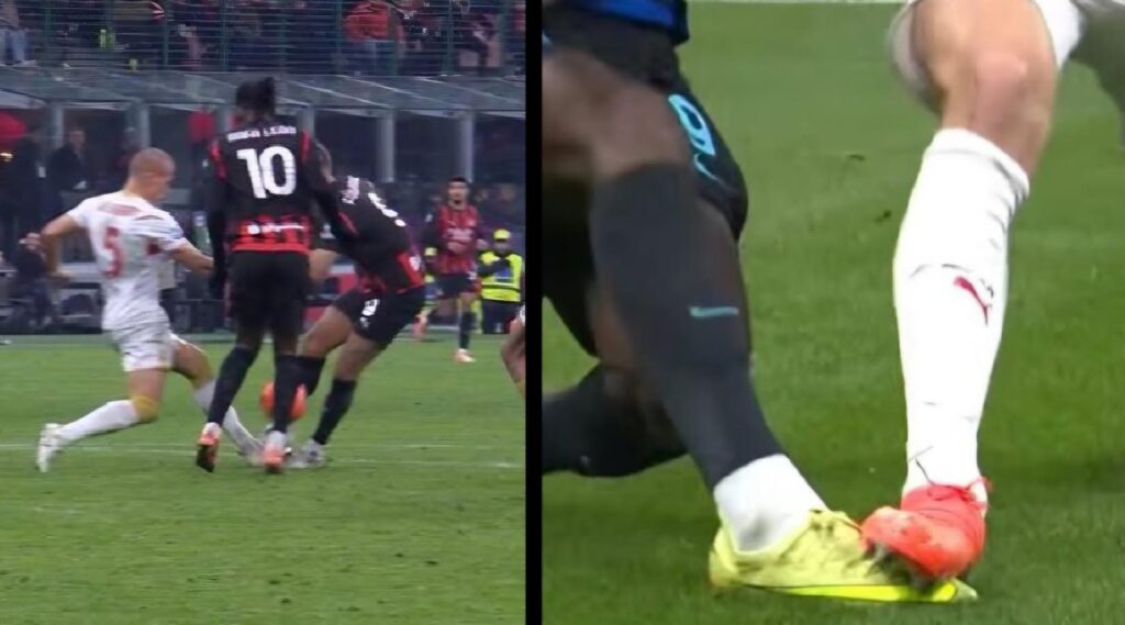 milan-arbitri-step-on-foot-fullkrug-thuram