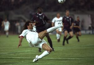 Marco Simone of AC Milan