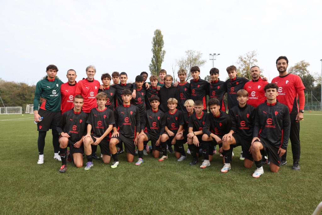 Luka Modric visit AC Milan Youth &amp; Women Training Center