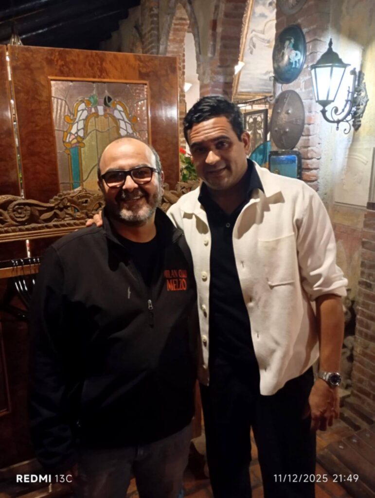 Serginho con il Milan Club Melzo