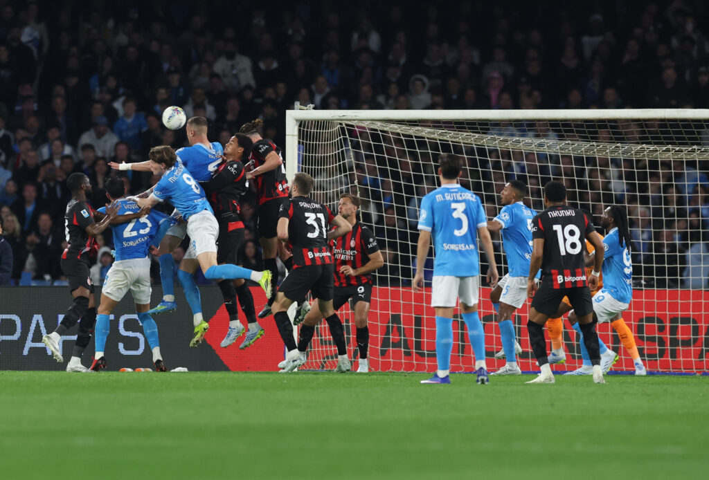 SSC Napoli v AC Milan - Serie A