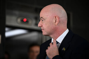 President Lula Da Silva Meets Wit FIFA President Gianni Infantino In Brasilia